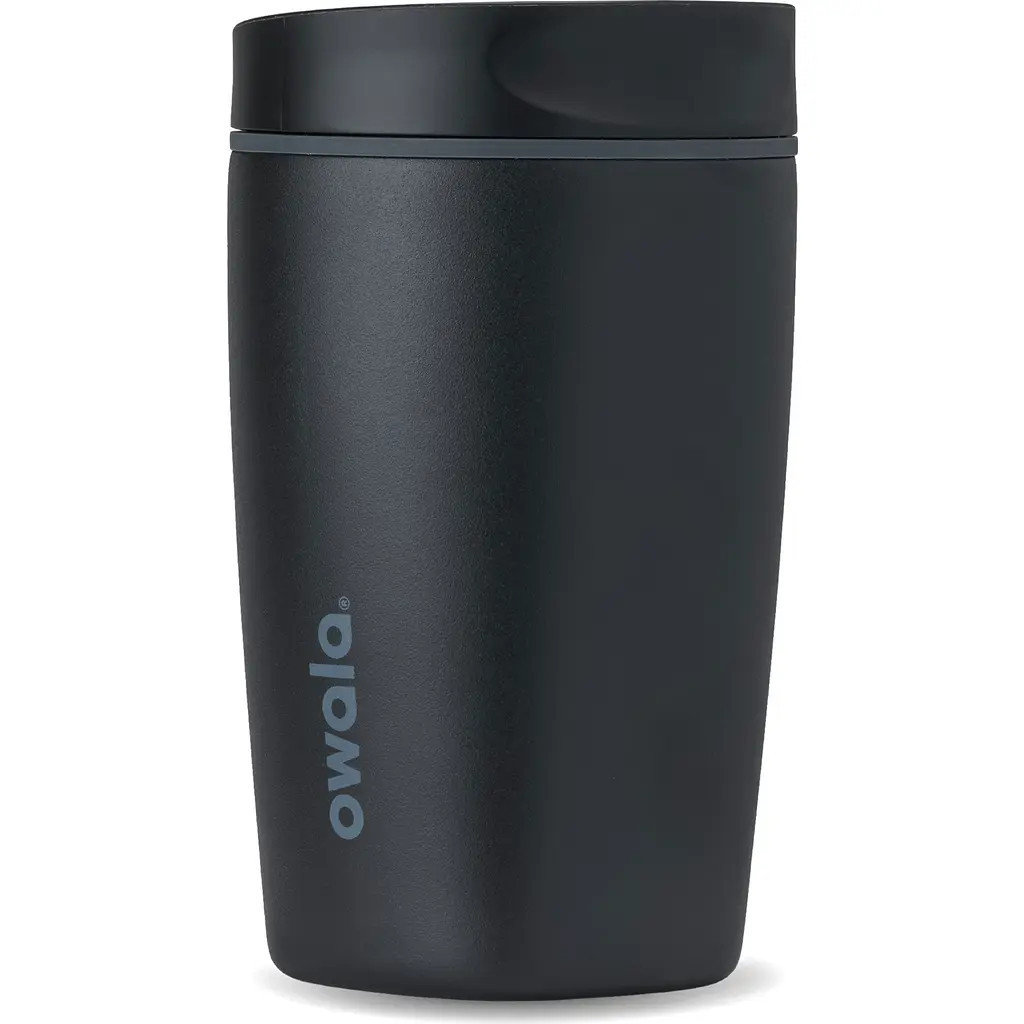Owala SmoothSip® Slider 12-Ounce Travel Tumbler in Very Very Dark at Nordstrom, Size 12 Oz | Nordstrom