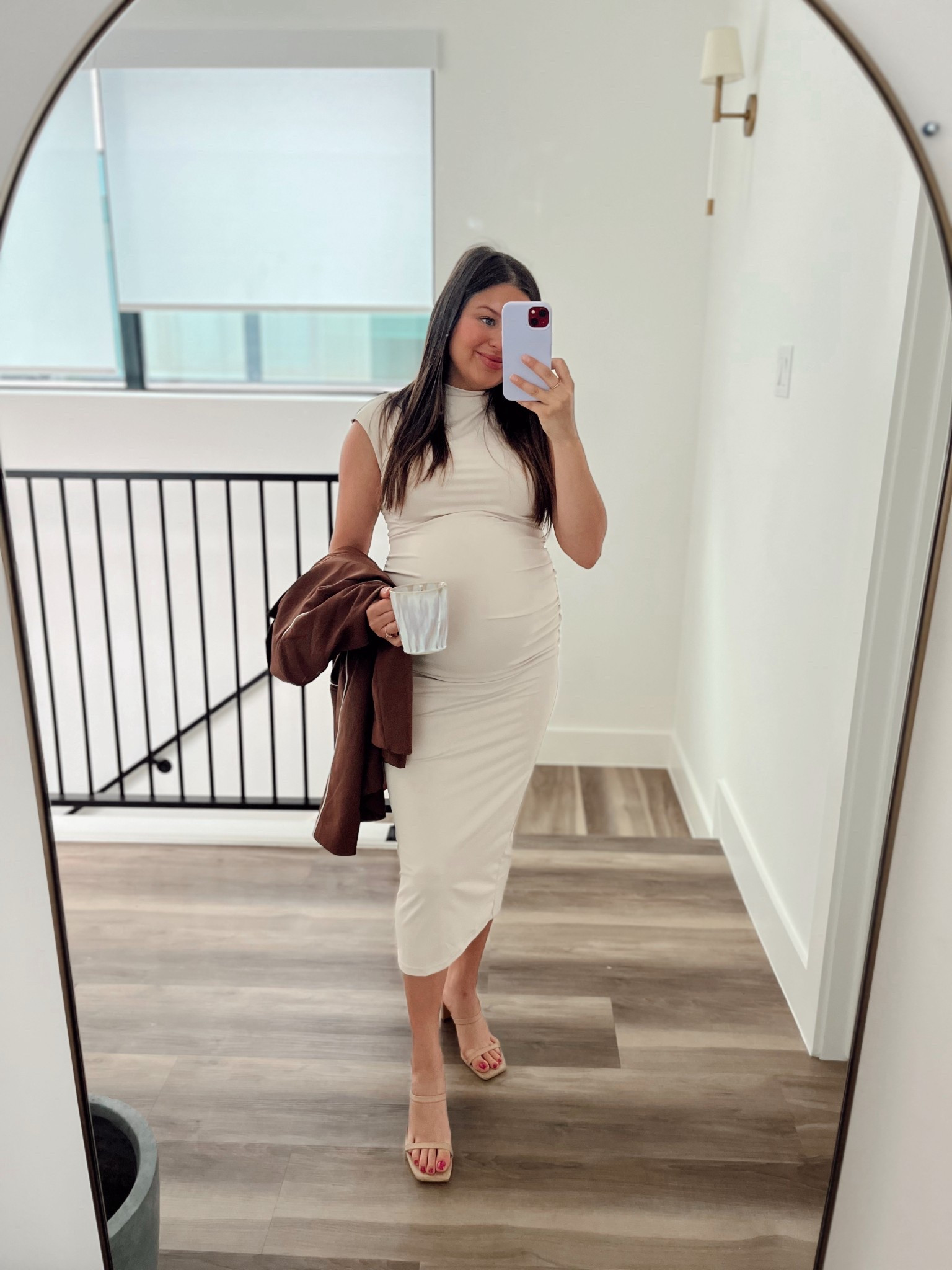 This work dress is 10/10 super soft and flattering! Pairing with a chocolate blazer and nude heels. The best part it’s under $20

Work attire, maternity office, 

#LTKStyleTip #LTKWorkwear #LTKBump