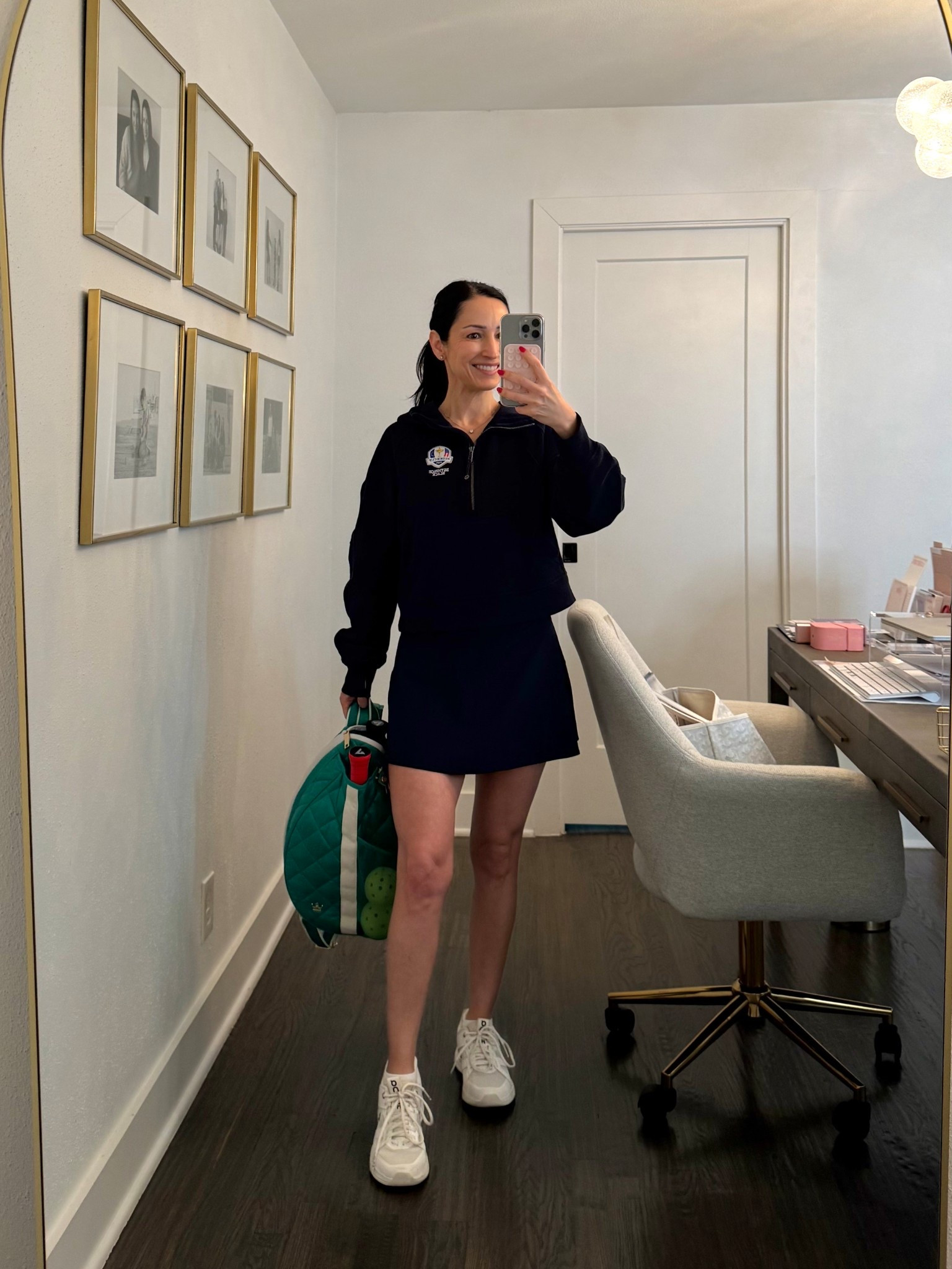 Lululemon scuba hoodie and skirt for Pickleball! 

#LTKPetite #LTKActive #LTKOver40