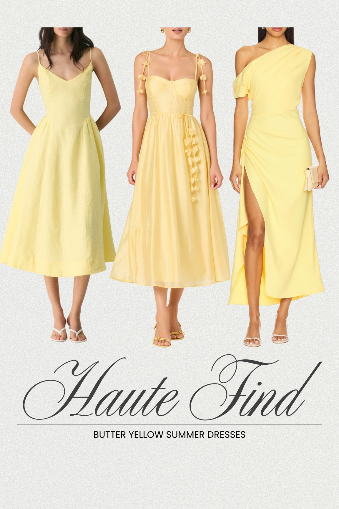 Butter yellow summer dresses!

#aritzia #revolve #butteryellow #yellowdress #mididress #weddingguest #summerwedding #summerdresses #resortstyle #astr

#LTKPetite #LTKSeasonal #LTKWedding