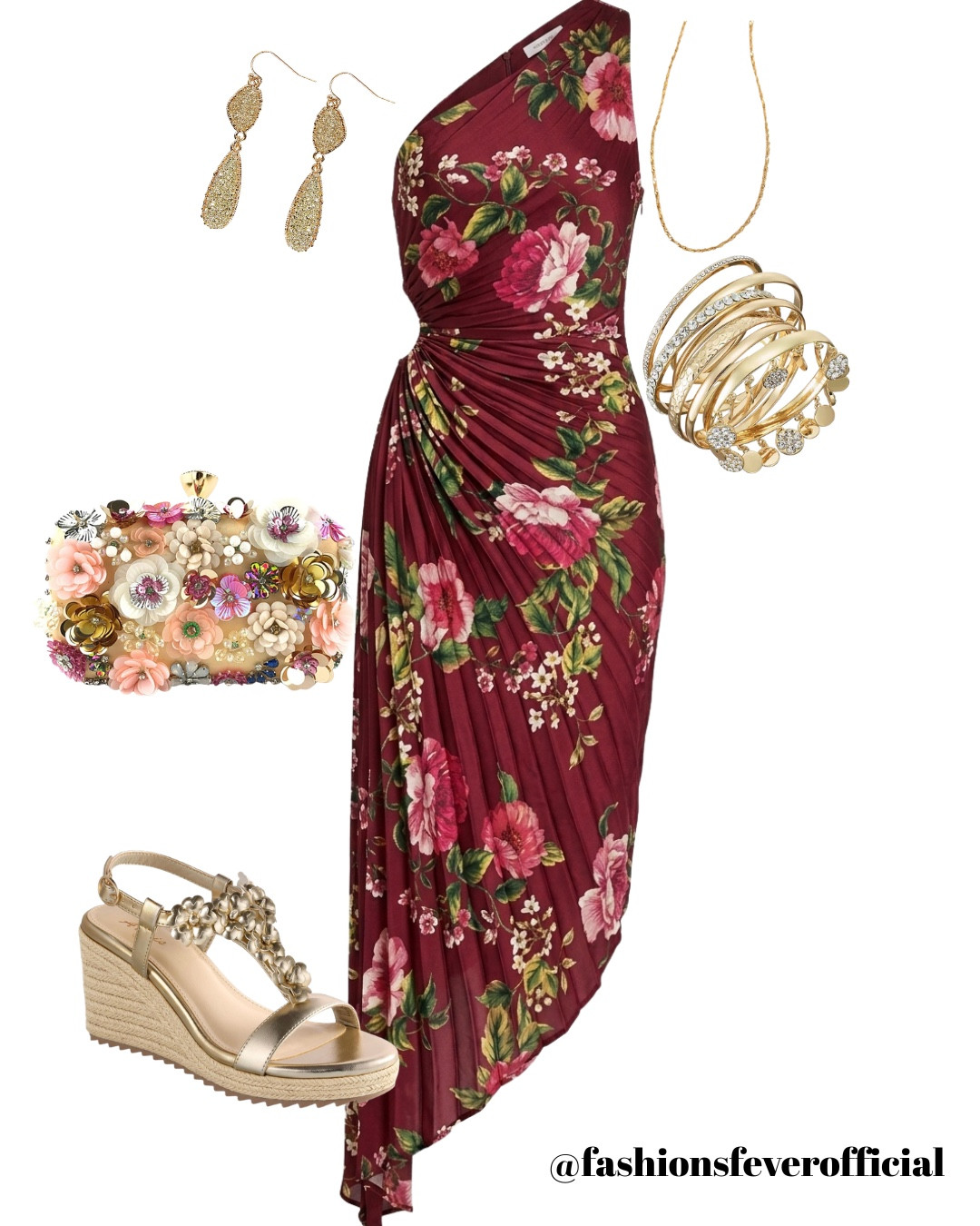 Looking for the perfect Spring/Summer wedding guest outfit? This burgundy floral midi dress is the epitome of Minimalist Chic with a romantic twist. The one-shoulder silhouette and pleated detailing create a flattering, sophisticated look that’s ideal for an outdoor garden ceremony or a sophisticated evening reception.
To lean into that Elevated Casual vibe, I’ve paired this stunning floral piece with gold accents to bring out the warmth in the print. Whether you're heading to a coastal celebration in California or a garden party in the Hamptons, this look strikes the perfect balance between trendy and timeless.
Shop the Look:
• The Dress: One-shoulder pleated midi in a rich floral burgundy.
• The Shoes: Gold embellished wedge sandals for comfort on grass.
• The Accessories: A 3D floral appliquéd clutch and stacked gold bangles.
• The Finishing Touch: Sparkling gold drop earrings to frame the face.
Follow me for more daily outfit inspiration and capsule wardrobe essentials!
#WeddingGuestOutfit #SpringStyle #SummerWedding #FloralDress #QuietLuxury #LTKstyletip #GardenWedding #MinimalistChic #LTKStyletip #LTKFashion

#LTKSeasonal #LTKWedding #LTKootd