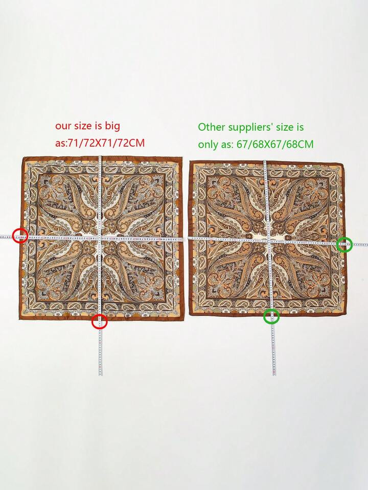 1 Stück Paisley Muster Bandana Klassisches Kopftuch für Outdoor und Reisen Boho Frauen Quadrat ... | SHEIN