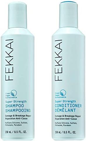 FEKKAI Super Strength Shampoo and Conditioner Bundle, Damage & Breakage Repair, Natural and Clean... | Amazon (US)