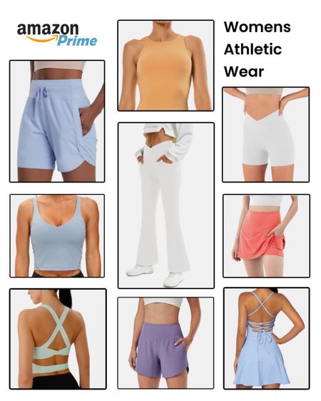womens lululemon, athleta and alo yoga dupes for less on amazon - these are amazon prime day deals and items I have purchased myself 🩷 so stretchy, soft and tummy tuck everything! the material is breathable and light weight. wear for running, walking, working out or just every day casual wear. summer colors are stocked, but also more neutral colors are available 

#LTKxPrimeDay #LTKFitness #LTKunder50
