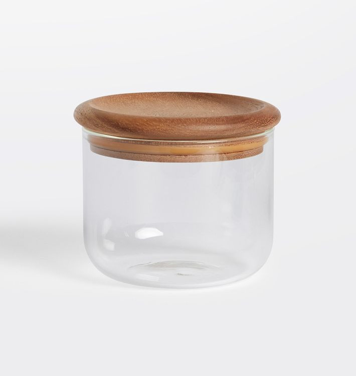 Glass and Wood Canister | Rejuvenation
