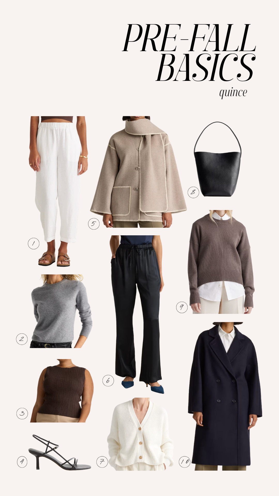 Quince has great affordable basics for every season and these are some of my pre-fall favorites! 

 #LTKSeasonal