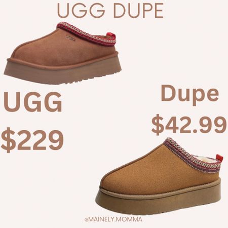 Ugg dupe find! 
Ugg slippers are over $200! I found this shoe on Amazon for under $50!! 
#holiday #holidaygift 
#giftguide #gifts #giftsforher #winter 
#footwear #shoes 

#LTKGiftGuide #LTKHoliday #LTKSeasonal
