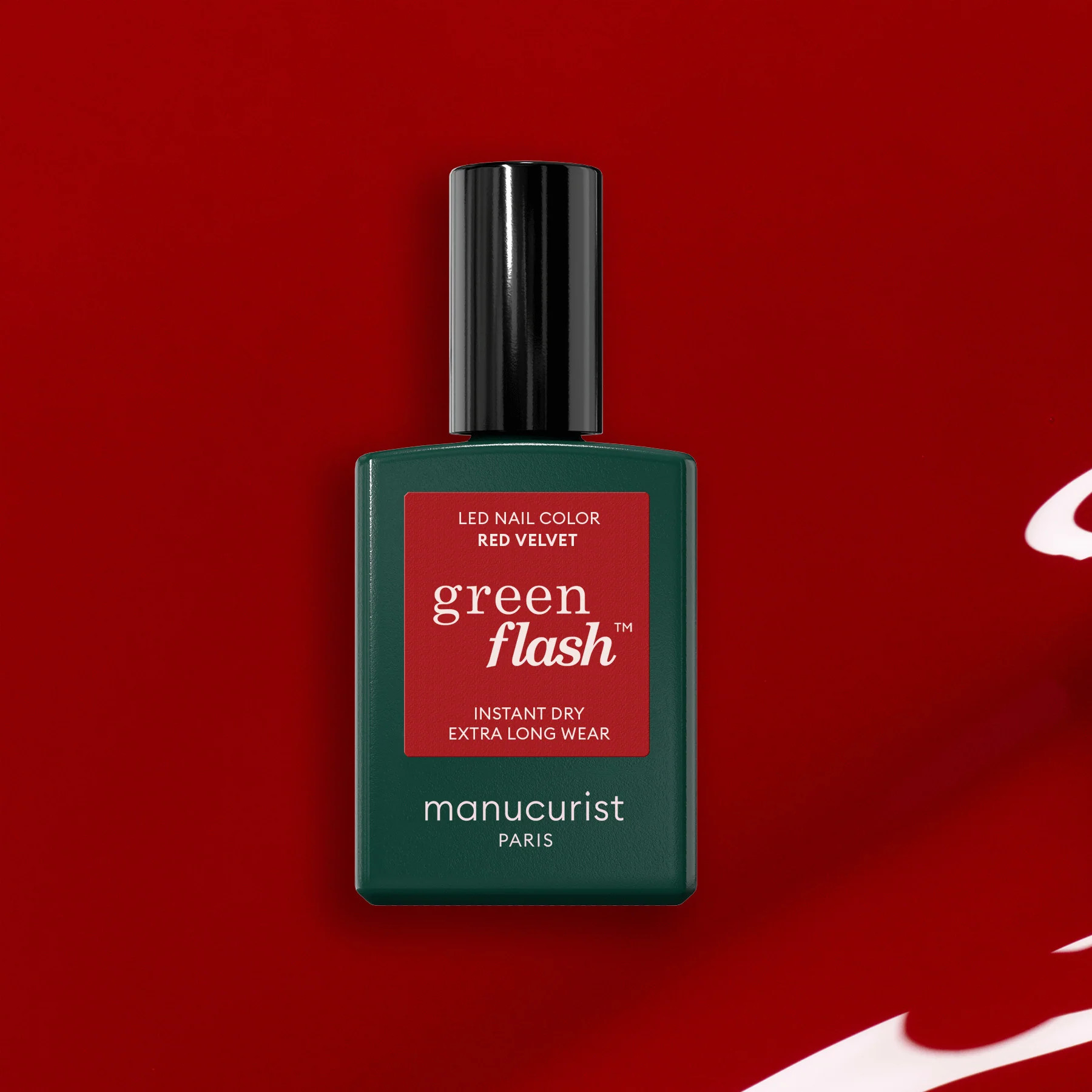 Red Velvet LED polish - Green Flash | Manucurist | Manucurist Global