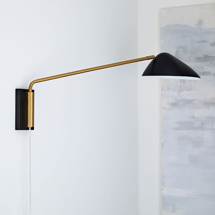 Curvilinear Mid-Century Sconce | West Elm (US)