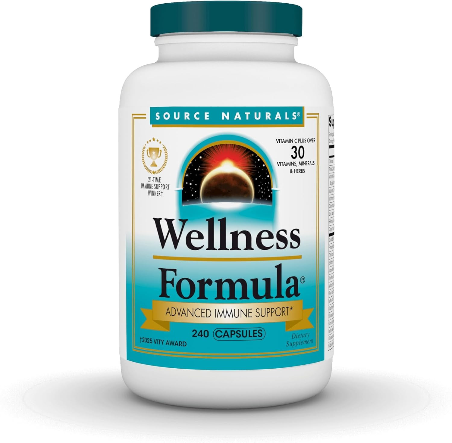 Source Naturals Wellness Formula, Advanced Immune Support - 240 Capsules | Amazon (US)