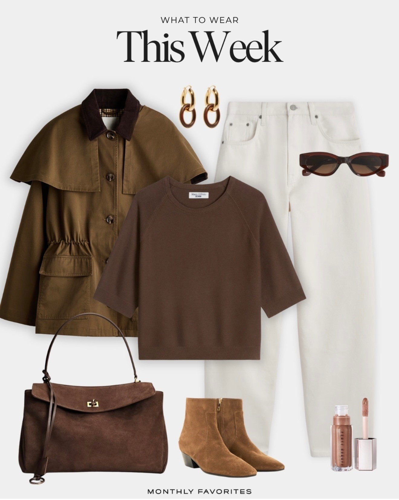 What to wear this week when you want to feel polished but still relaxed. #monthlyfavorites

#LTKWorkwear #LTKootd #LTKgrwm