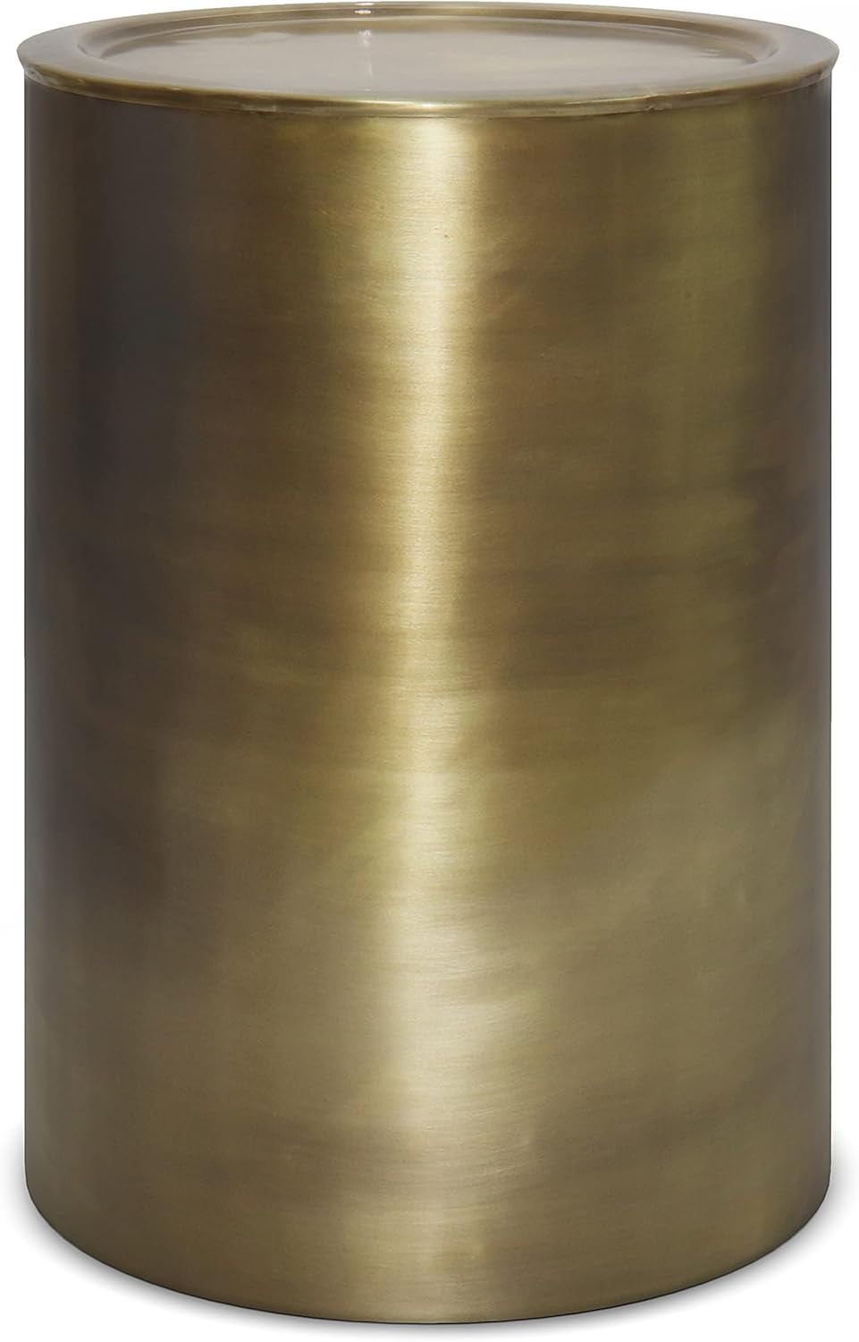 SIMPLIHOME Corbin Industrial 16 inch Wide Metal Side Table in Antique Gold, Fully Assembled, End,... | Amazon (US)