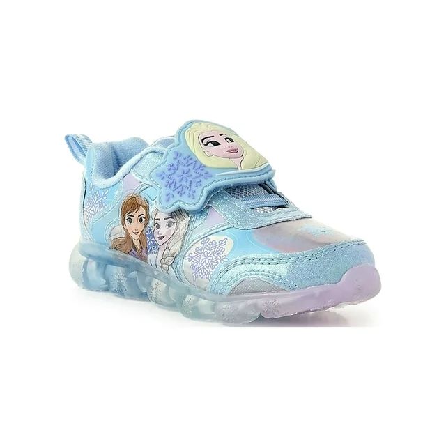Disney Frozen Toddler Girl Athletic Light Up Sneaker, Sizes 7-12 | Walmart (US)