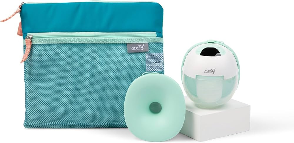Motif Medical Aura Glow Hands-Free Hospital Grade Breast Pump w/Nighlight | Amazon (US)