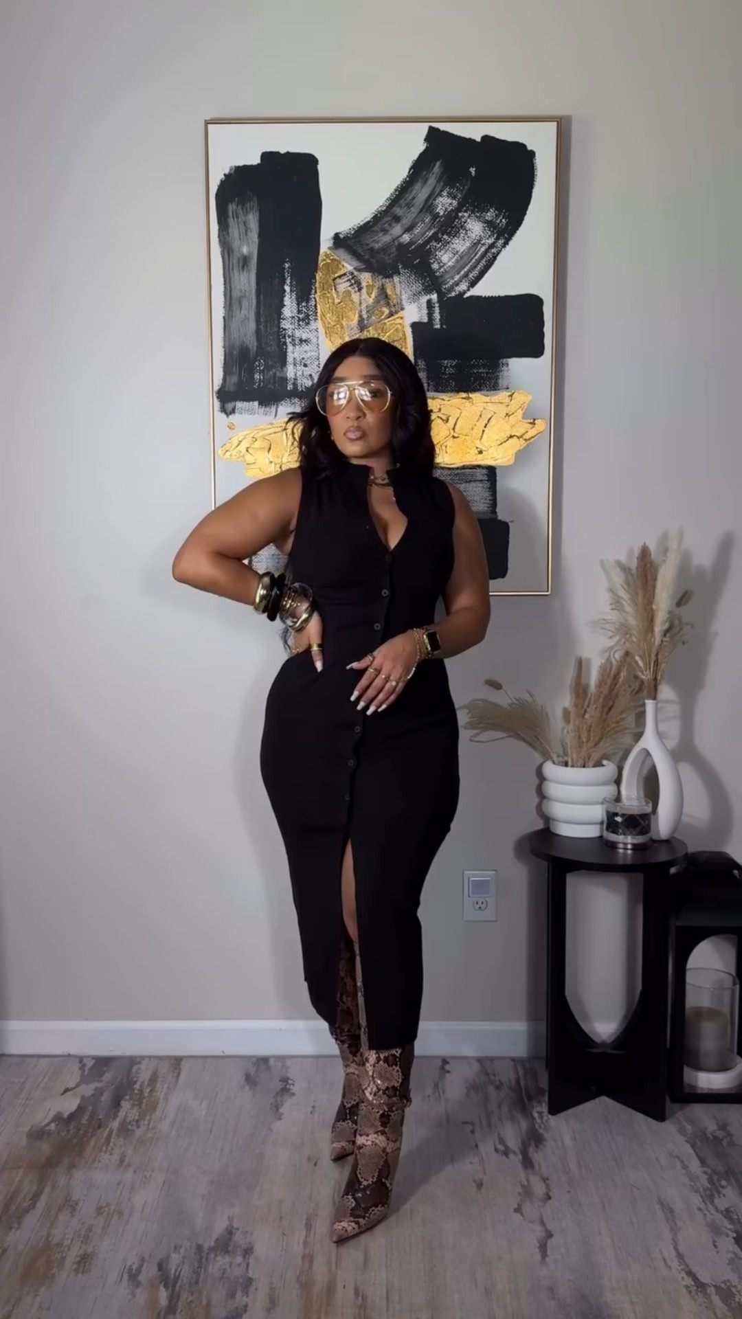 If I like it……I had to get this dress is black! I love it just as much as the green one. I decided to size down in this one to a small. The fit and stretch are great. This second look is more of a casual elevated vibe that’s perfect for day to day wear. Which look are you choosing?

Dress: Small
Jeans: 6
Top: Medium 
Jacket: OS


#dailyootd #fallfashion #falloutfit #casualoutfits  #LTKootd

#LTKStyleTip #LTKSeasonal #LTKFindsUnder50