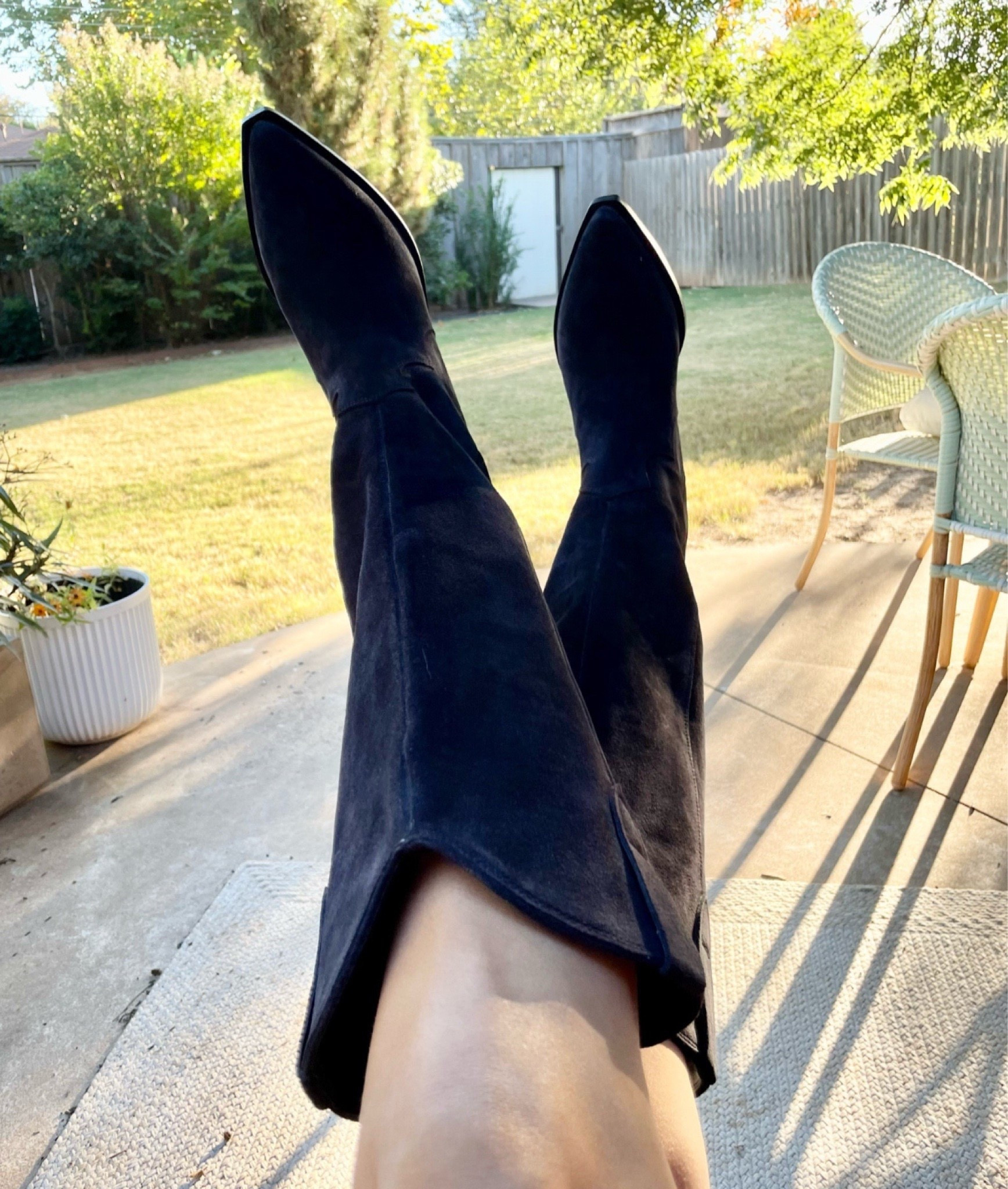 THE boots of the season, got these last year and unbelievably comfy! Buying the natural color this year. Perfect with dresses and shorts for fall transition

The Isabel marant Denvee boot dupe is a fall must have! You’ll want to go up half a size since the toe is pointed, pictured in color dark blue (really black) in 8.5 here. This is the perfect fall tall boot for a fraction of the price, comes in 4 colors! 

Fall, fall inspo, fall outfit inspo, ootd, family photos, Jeans, boots, family photos, dress, maternity, holiday, gift, holiday photos, Christmas gift, fall outfit, suede boots, tall boots, holiday outfit, winter outfit , work outfit, work boots 



#LTKootd #LTKGiftGuide #LTKHoliday