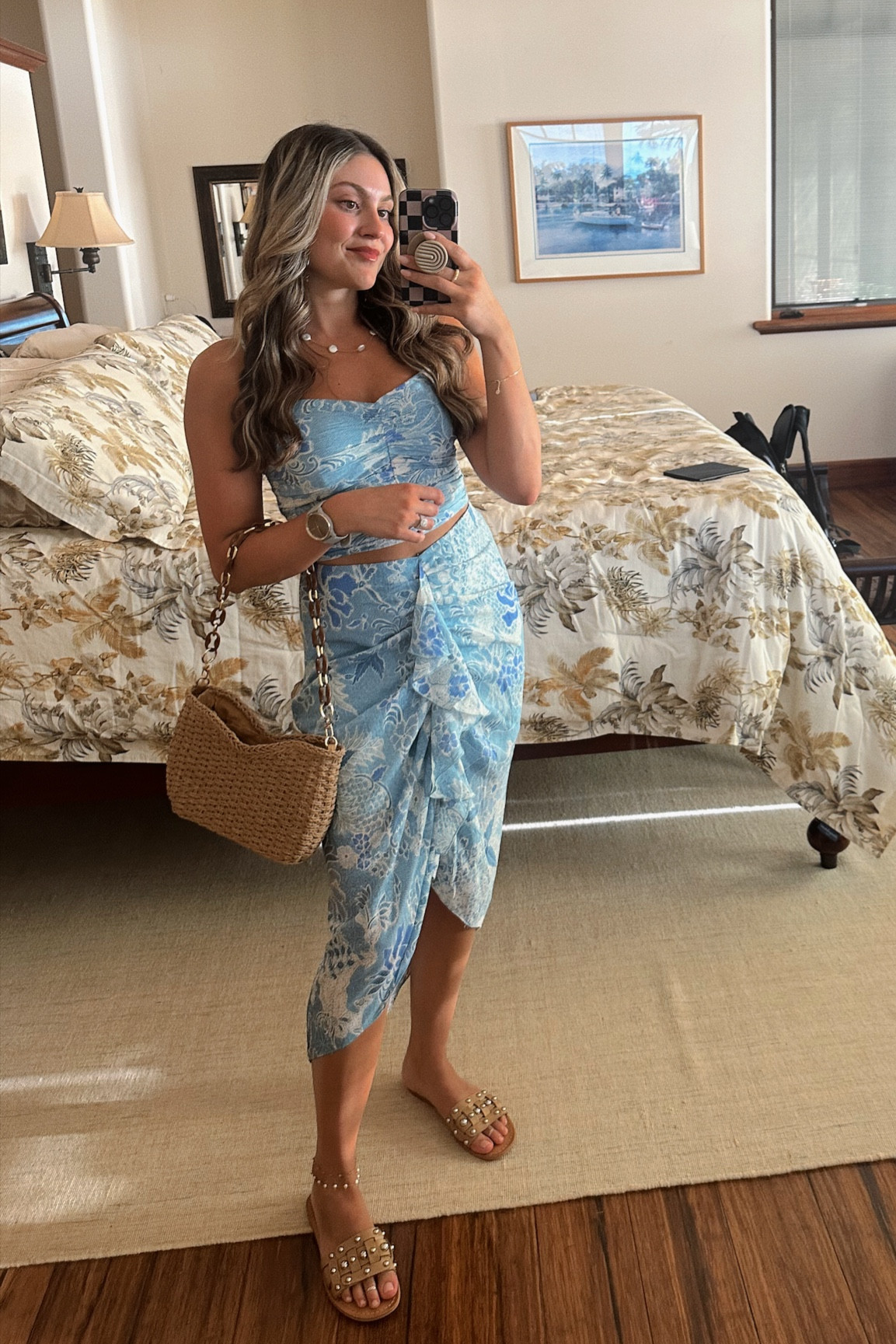 Feeling like a mermaid in this set🧜🏼‍♀️ Perfect summer date night outfit! 

Summer style 
Matching set 
Hawaii outfit 
Summer set 
Summer skirt 
Abercrombie skirt #LTKSummerSales

#LTKTravel #LTKFindsUnder100