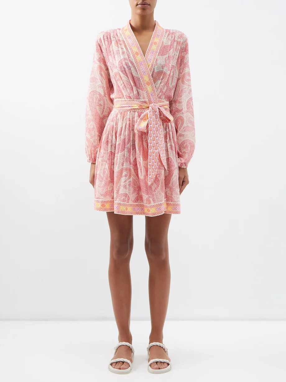 D'AscoliSawyer paisley cotton-khadi mini dress | Matches (US)