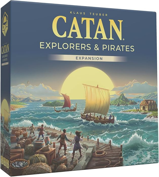 CATAN Explorers & Pirates Board Game Expansion (6th Edition) Embark on New Adventures, Strategy G... | Amazon (US)