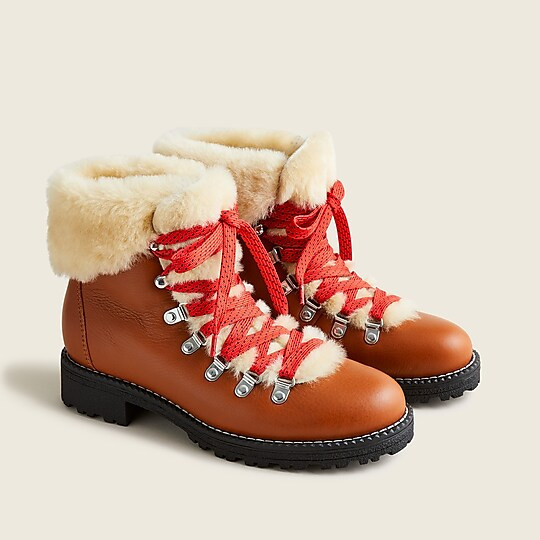 Nordic boots in leather | J. Crew US