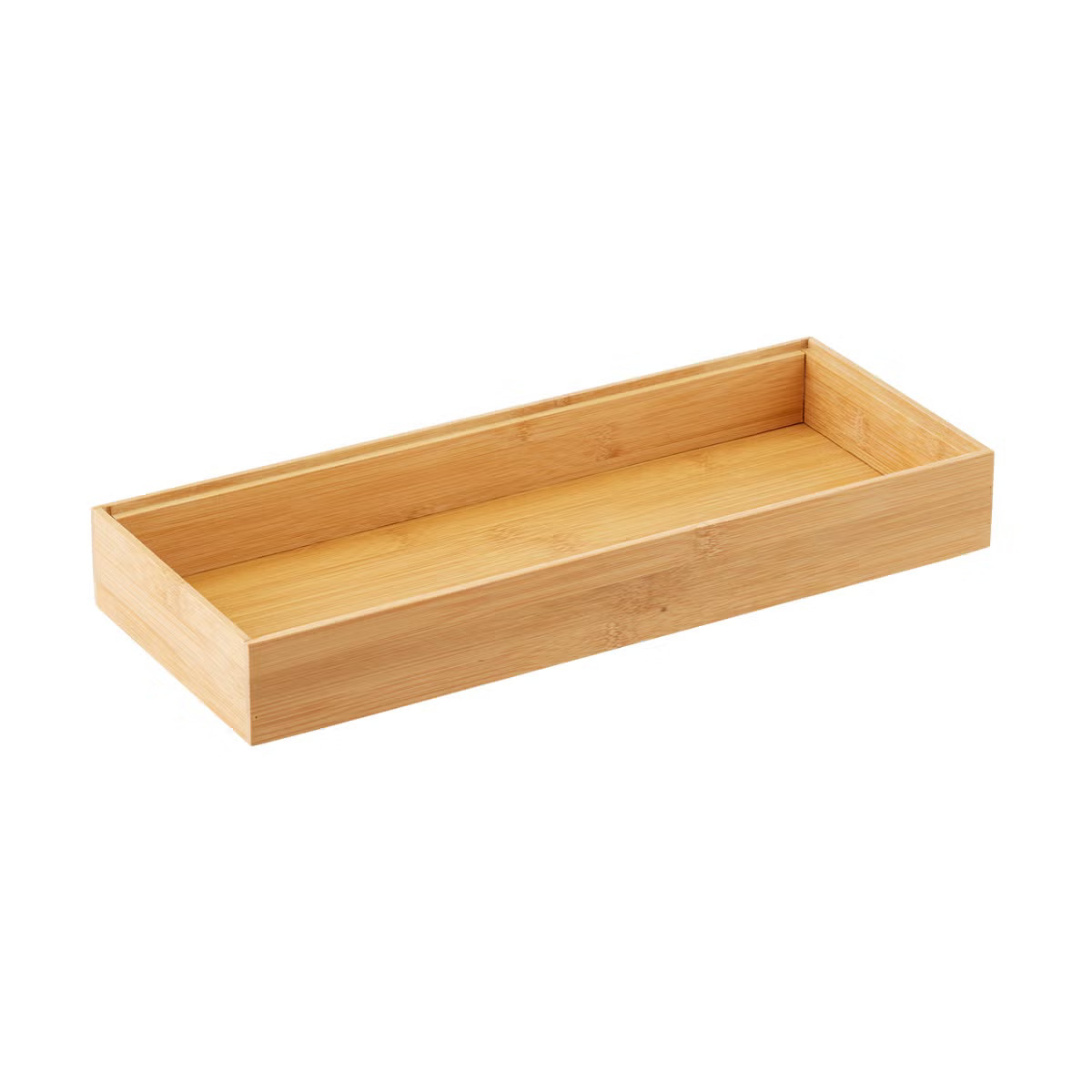 Stackable Bamboo Drawer Organizers | The Container Store