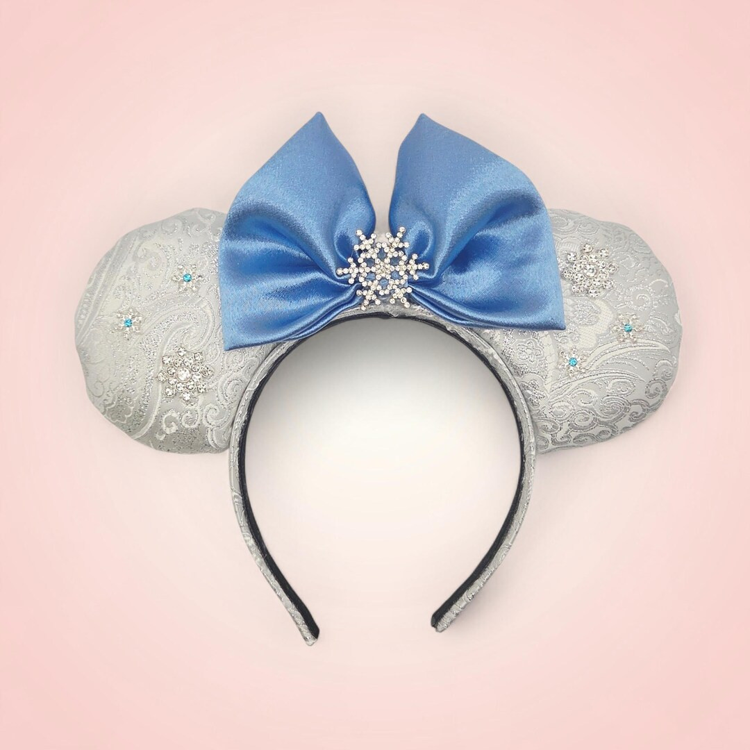 Elsa Inspired Mouse Ears: Frozen Inspired Disney Bounding Headband - Etsy | Etsy (US)