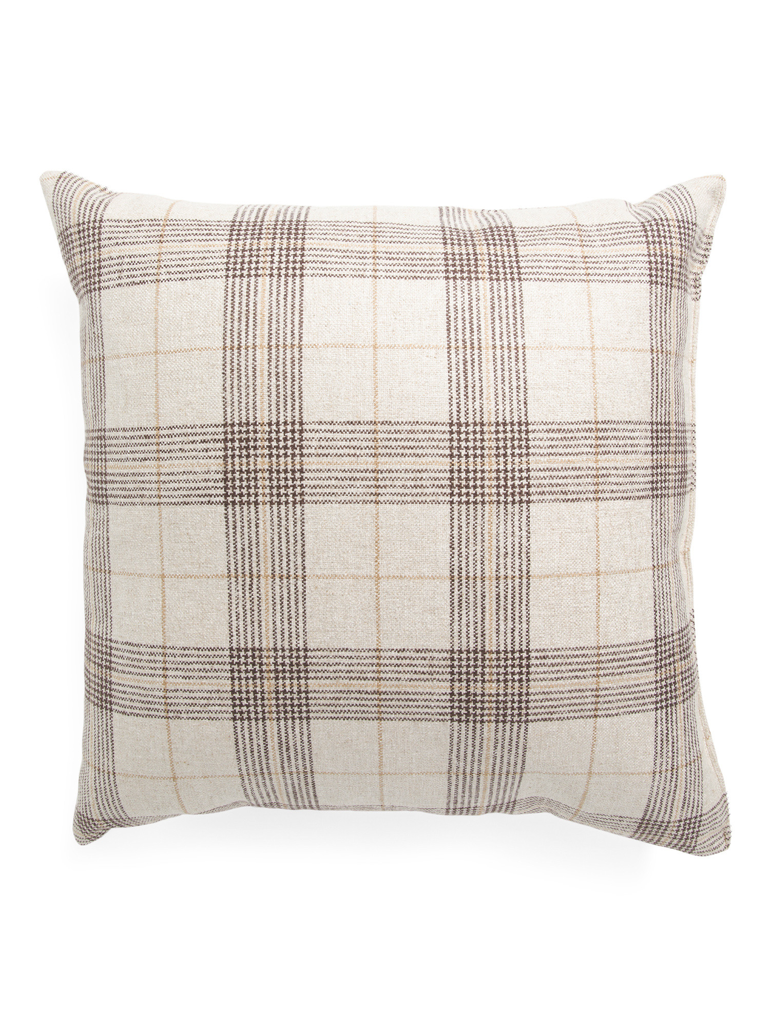 Made In Usa 24x24 Oversized Luxury Plaid Checker Pillow | Home | Marshalls | Marshalls