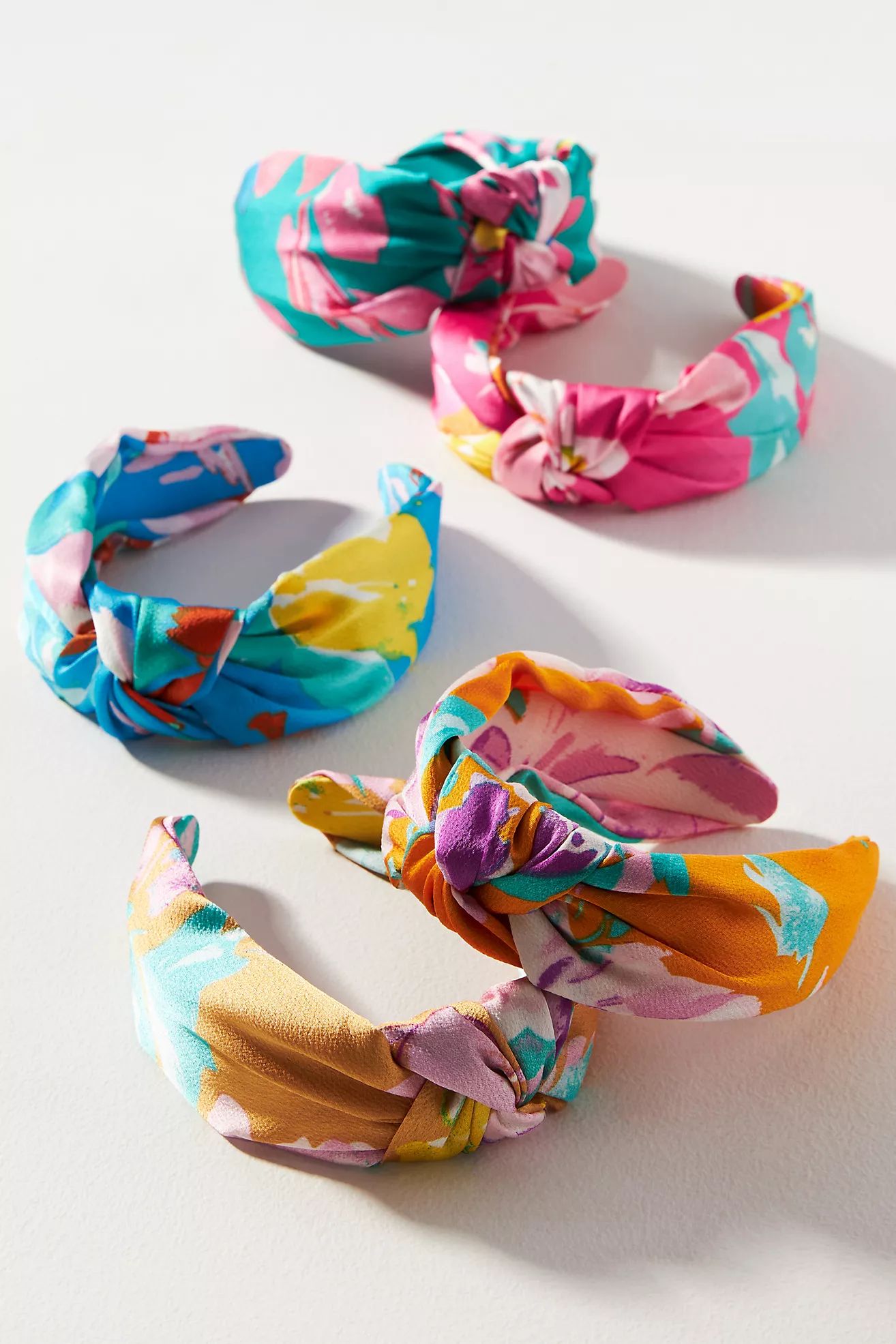 Printed Shimmer Knot Headband | Anthropologie (US)