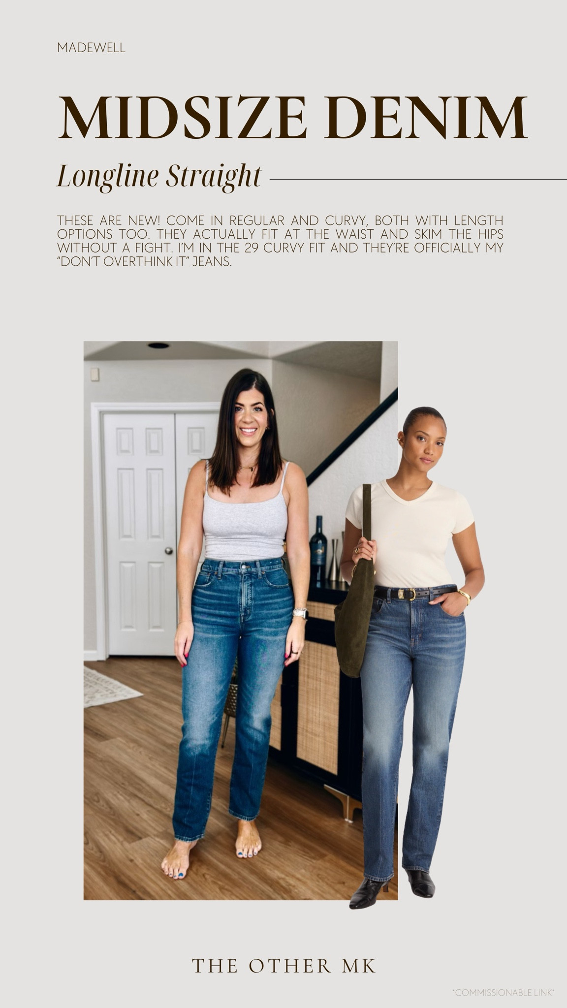 Code: LTK20
curve love, midsize denim, fall denim, black denim, baggy jeans, boot cut, flare, high rise, skinny jean, affordable denim, denim on sale, Madewell

#LTKxMadewell #LTKSaleAlert #LTKMidsize