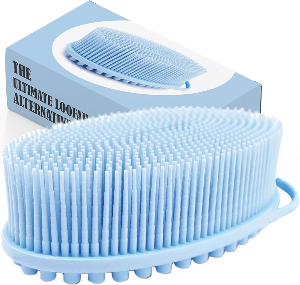 Avilana (Style 1) 2-in-1 Exfoliating Silicone Body Scrubber - Hygienic Shower Loofah Sponge Alter... | Amazon (US)