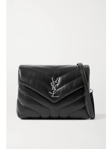 SAINT LAURENT - Loulou Toy Quilted Leather Shoulder Bag - Black | NET-A-PORTER (US)