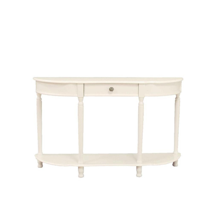 Click for more info about White Storage Console Table
