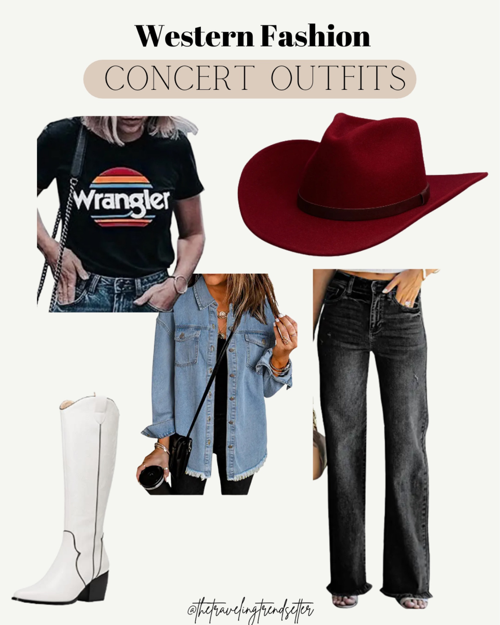 Western fashion country concert outfit ideas - wrangler - amazon fashion 

#LTKstyletip #LTKunder50 #LTKtravel