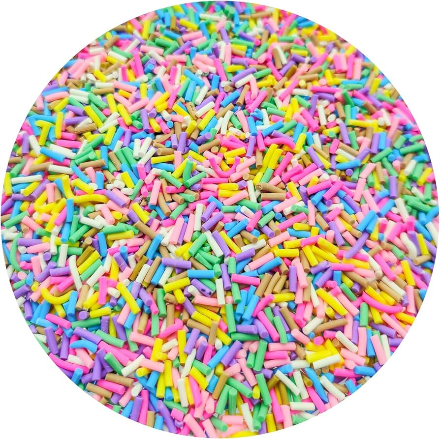 Mulutoo 100g Resin Fake Sprinkles Fake Candy Sprinkles Clay Sprinkles Polymer Sprinkles Polymer C... | Amazon (US)