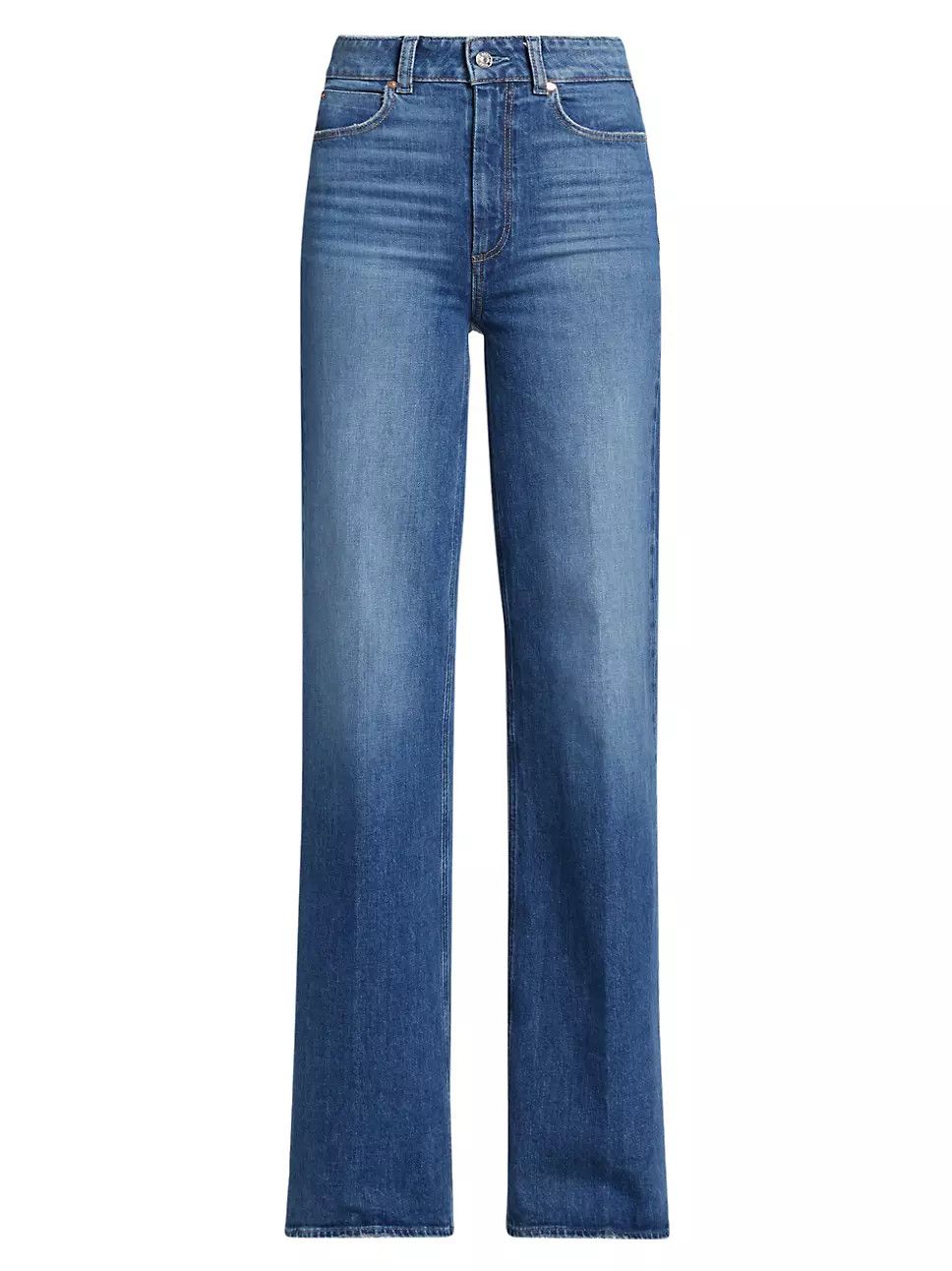 Sasha High-Rise Stretch Wide-Leg Jeans | Saks Fifth Avenue