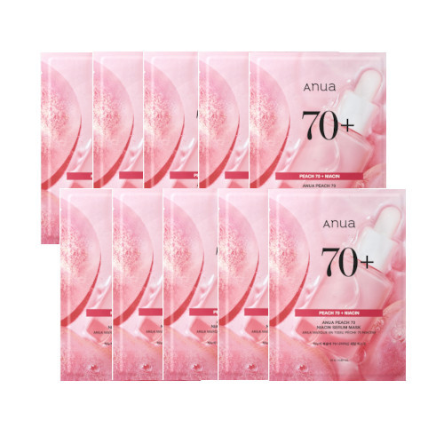 ANUA - Peach 70 Niacin Serum Mask - 10pcs | Stylevana