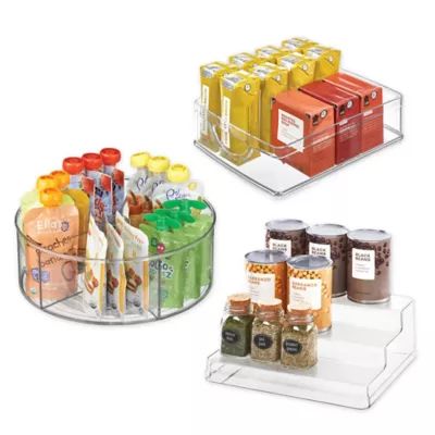 iDesign® Plastic Cabinet Organizer Collection | Bed Bath & Beyond