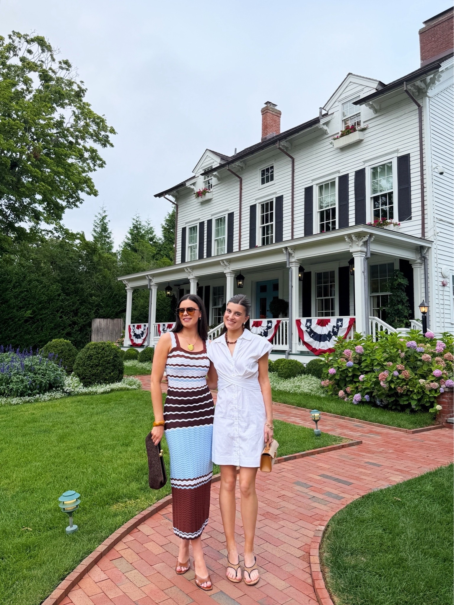Sister dinner looks in the Hamptons 🥂 Perfect end of summer options