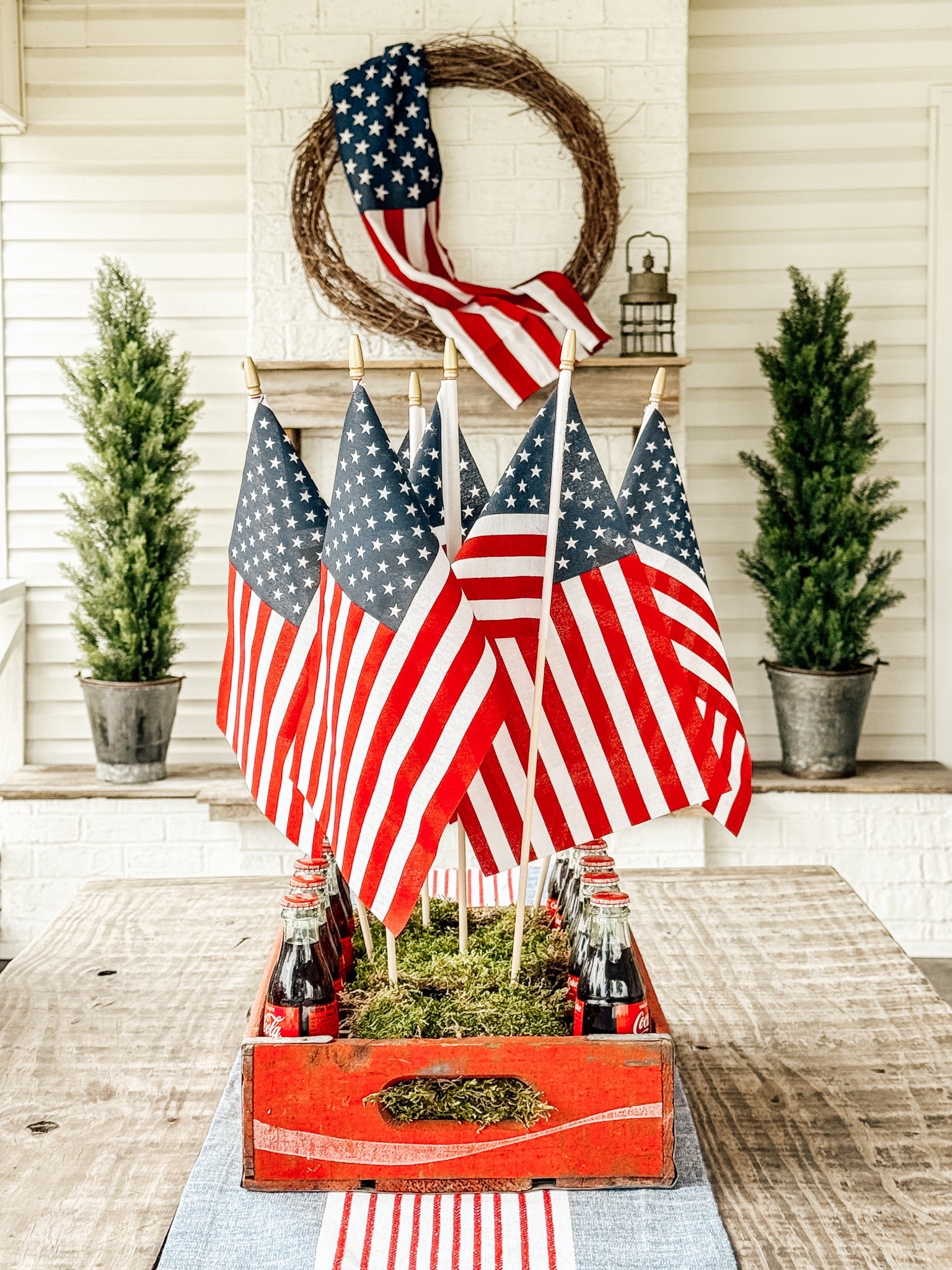 DIY Vintage Coca Cola Crate Centerpiece ♥️ 🇺🇸 #patrioticdecor #patrioticcenterpiece #memorialday


#LTKHome #LTKSeasonal