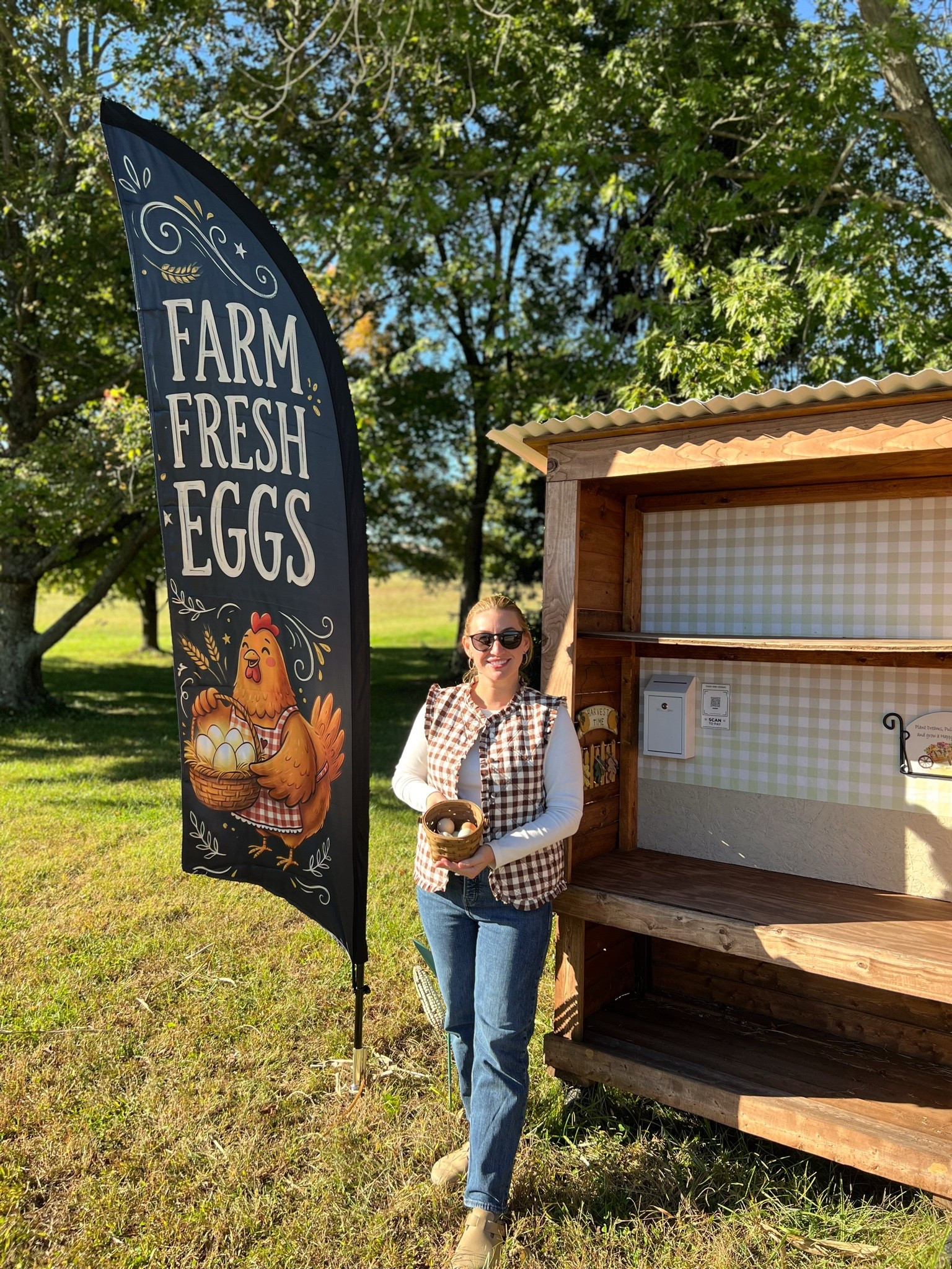 New things at my Farmstand and just realized I’m literally matching the chicken on the sign 😂

Fall Vest, Gingham Vest, Country Living, Fall Outfit, Plaid Vest

#LTKdayinmylife #LTKootd #LTKSeasonal