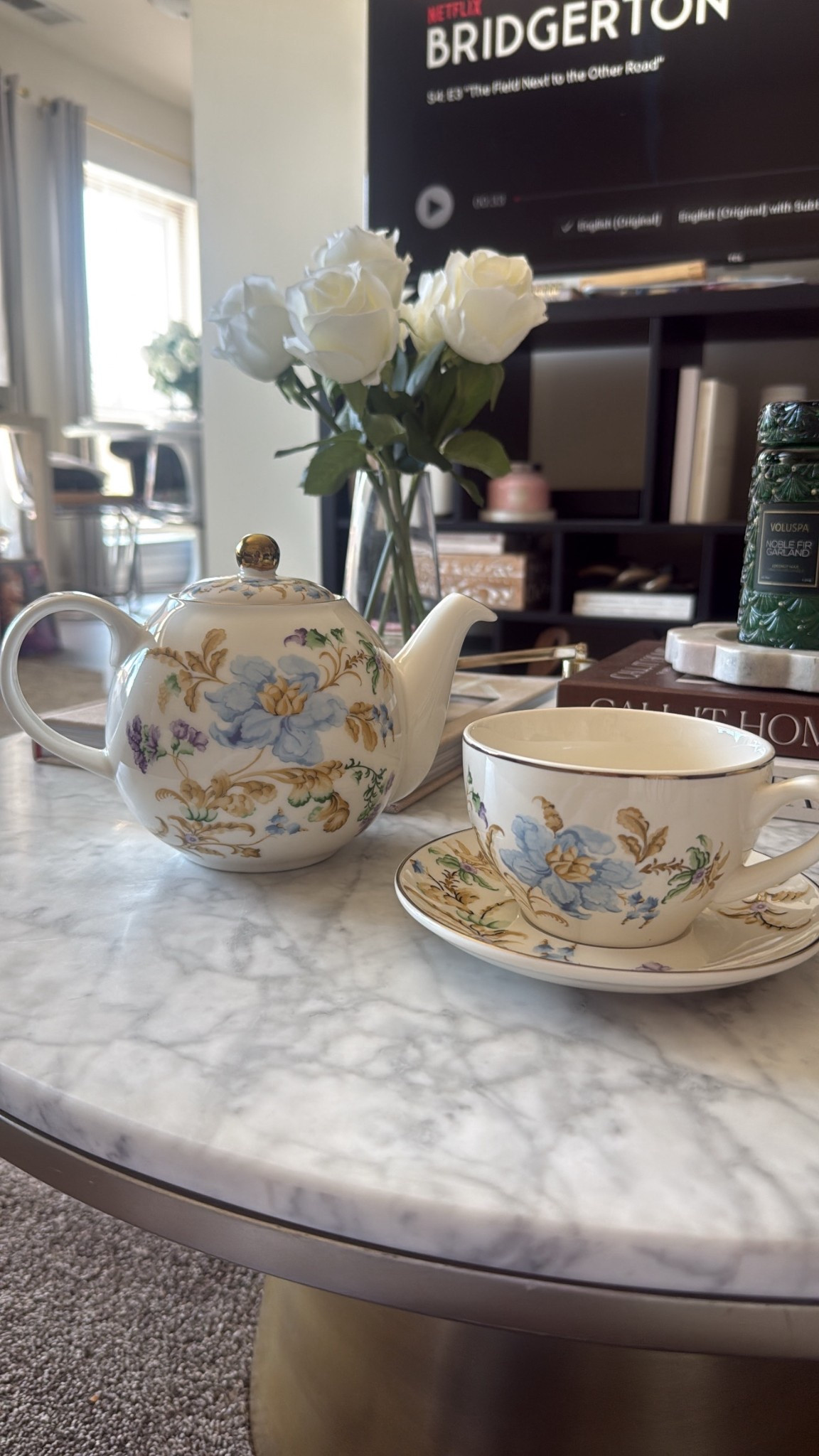 Bridgerton Tea Time 🫖✨🩵

Netflix bridgerton Victoria era 
William Sonoma
Teapot tea cups
Hosting finds 
Spring home finds
Wedding gifts 

#LTKSeasonal #LTKHome #LTKWedding