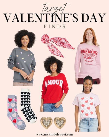 Target Valentine's Day finds! I love this heart sweater and cute socks. 

#LTKbeauty #LTKSeasonal #LTKstyletip