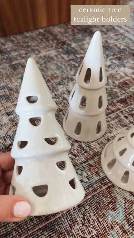 Studio Mcgee for Target Holiday Collection Set of 3 tree tealight holders

Holiday decor, ceramic trees, Christmas trees, Christmas decor

#LTKhome #LTKHoliday #LTKSeasonal