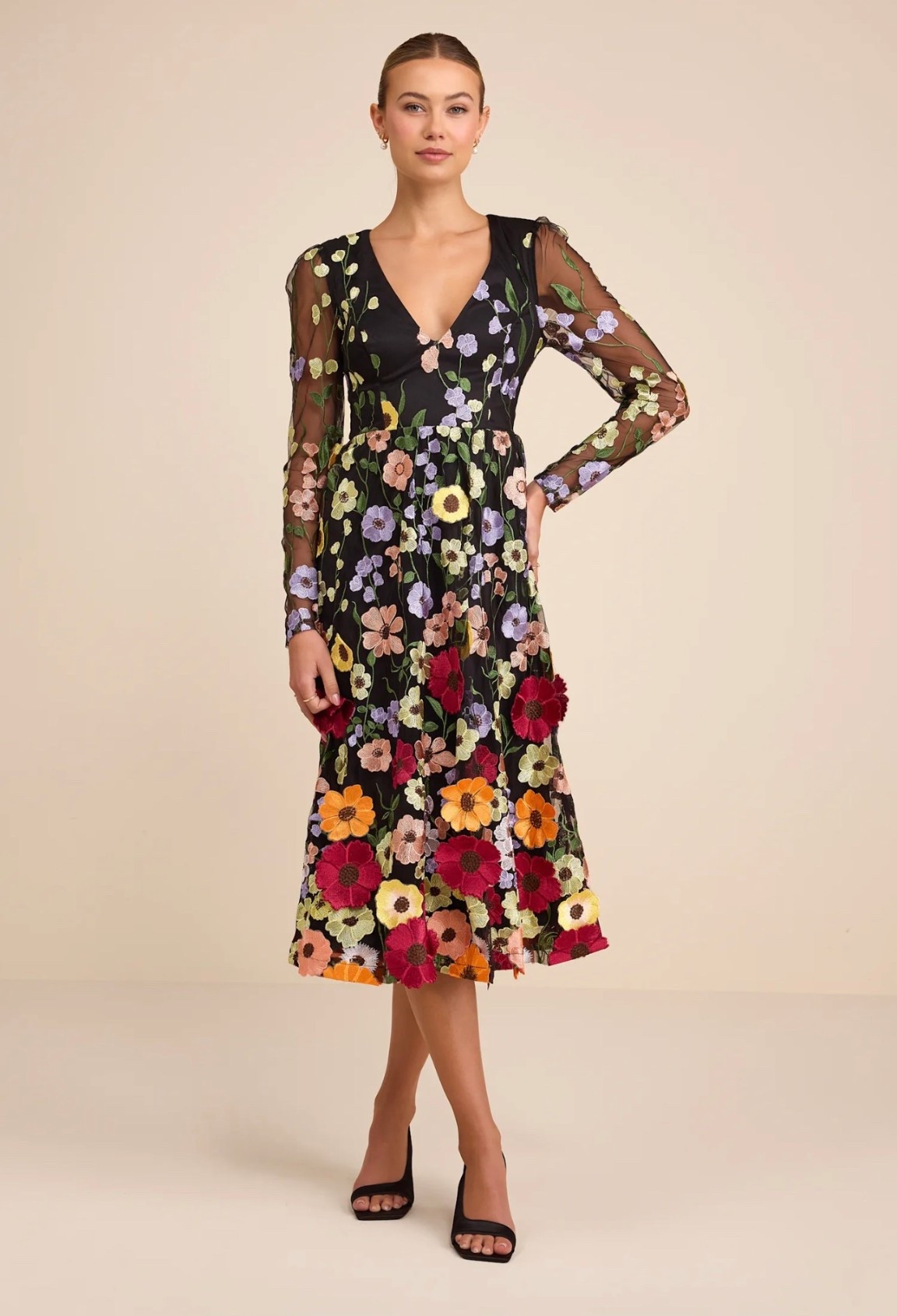 Spring/summer wedding guest dress

Impressive Blossom Black 3D Floral Embroidered Midi Dress, lulus dress 

#LTKootd #LTKPetite #LTKSeasonal