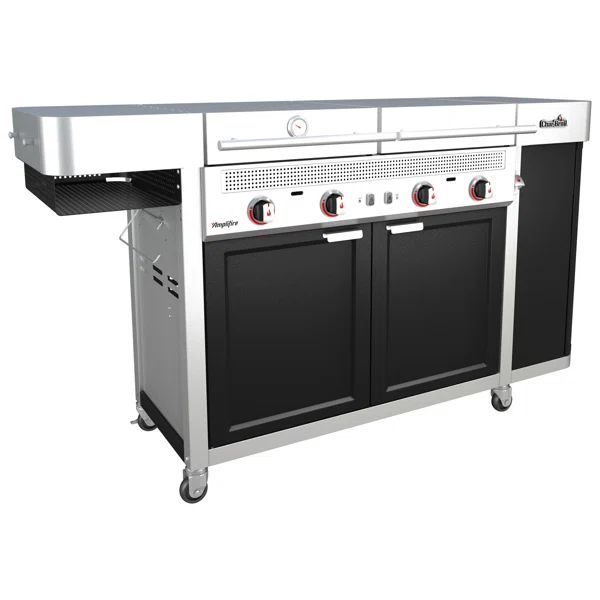 Charbroil Medallion Series Vista 3-in-1 Mini Kitchen - Gas Grill, Griddle, and Pizza Oven | Wayfair North America