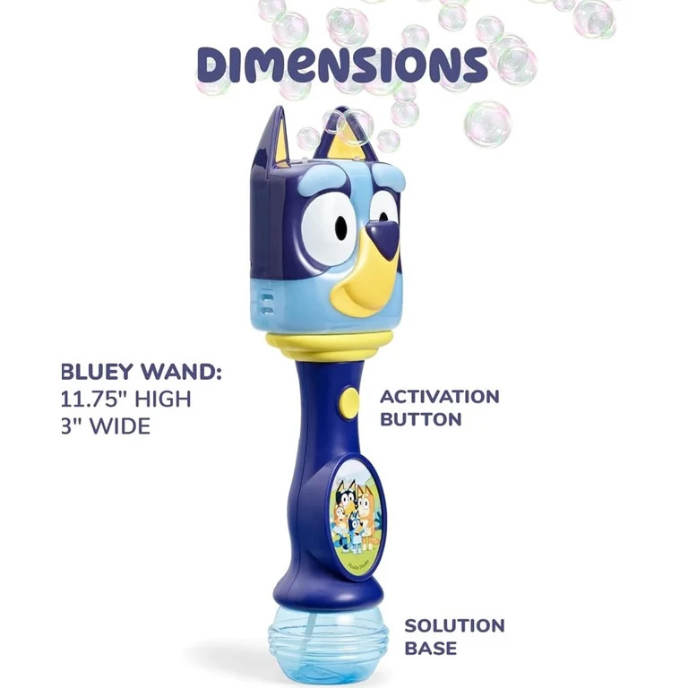 Little Kids Inc. Bluey Light & Sound Bubble Wand | Walmart (US)