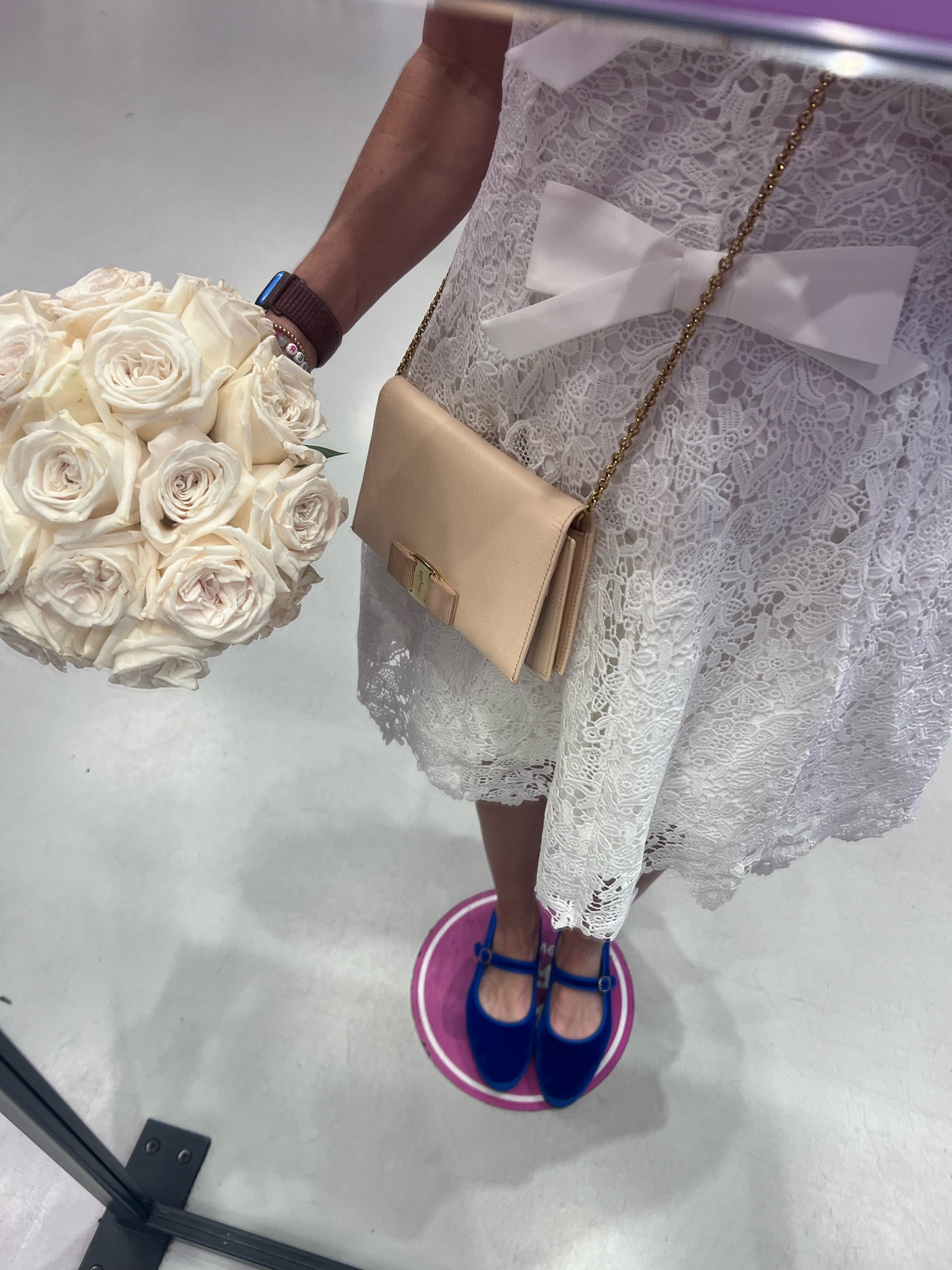 Wedding style, vow renewal, little white dress, blue suede shoes,

#LTKdayinmylife #LTKOver40 #LTKTravel