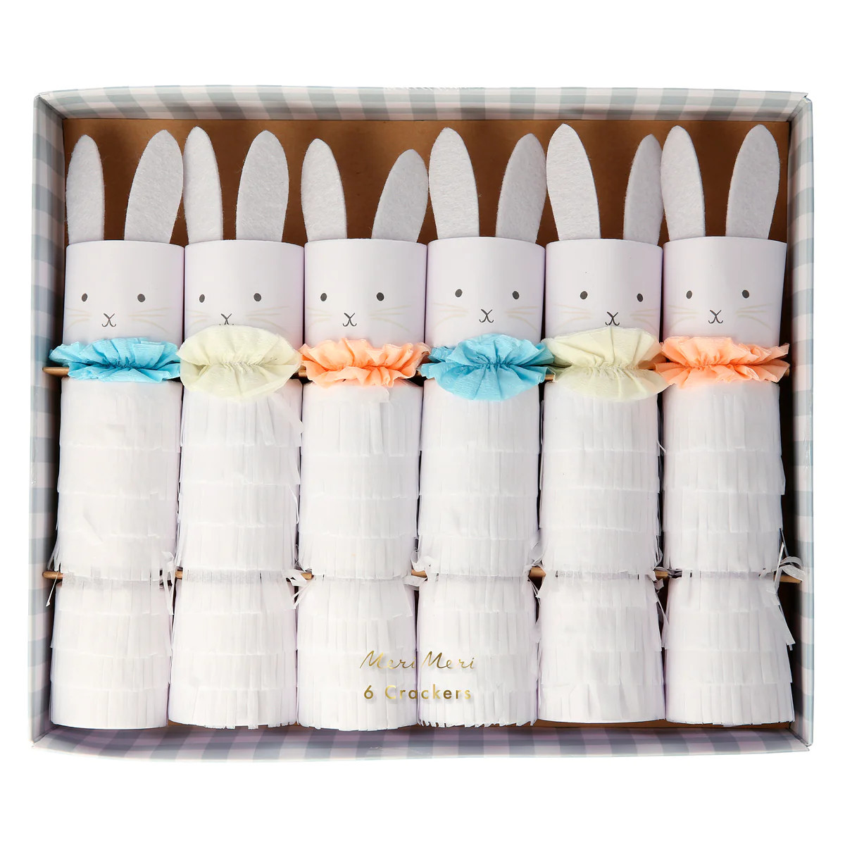 Fringed Bunny Crackers (x 6) | Meri Meri