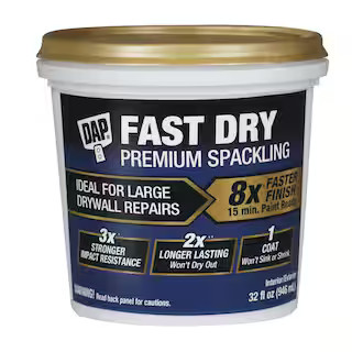 Fast Dry 32 oz. Spackling Paste | The Home Depot