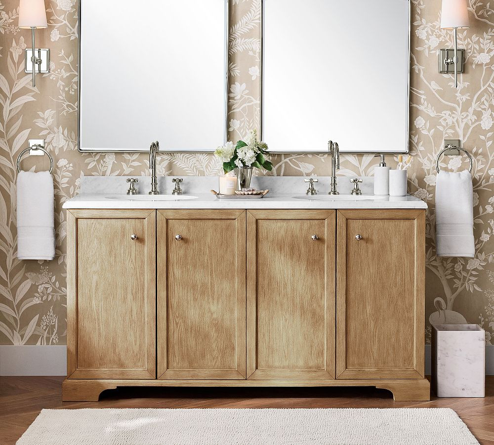 Somerset 60" Double Sink Vanity | Pottery Barn (US)